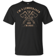 T-Shirts Black / YXS I'm a Lumberjack Youth T-Shirt