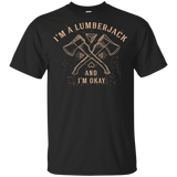 T-Shirts Black / YXS I'm a Lumberjack Youth T-Shirt