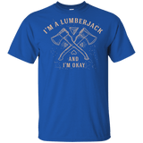 T-Shirts Royal / YXS I'm a Lumberjack Youth T-Shirt