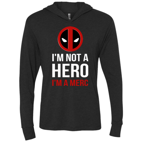 T-Shirts Vintage Black / X-Small I'm a merc Triblend Long Sleeve Hoodie Tee
