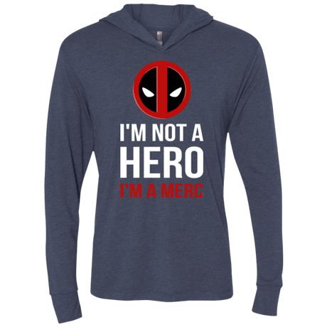 T-Shirts Vintage Navy / X-Small I'm a merc Triblend Long Sleeve Hoodie Tee