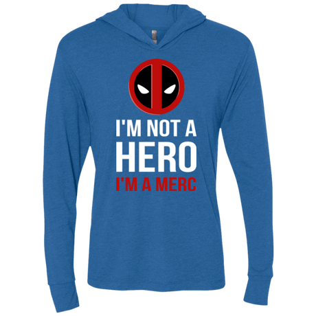 T-Shirts Vintage Royal / X-Small I'm a merc Triblend Long Sleeve Hoodie Tee