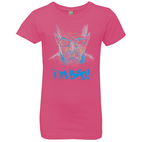 T-Shirts Hot Pink / YXS I'm Bad! Girls Premium T-Shirt