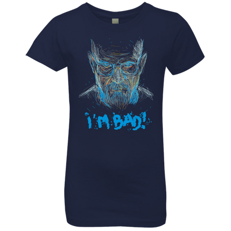 T-Shirts Midnight Navy / YXS I'm Bad! Girls Premium T-Shirt