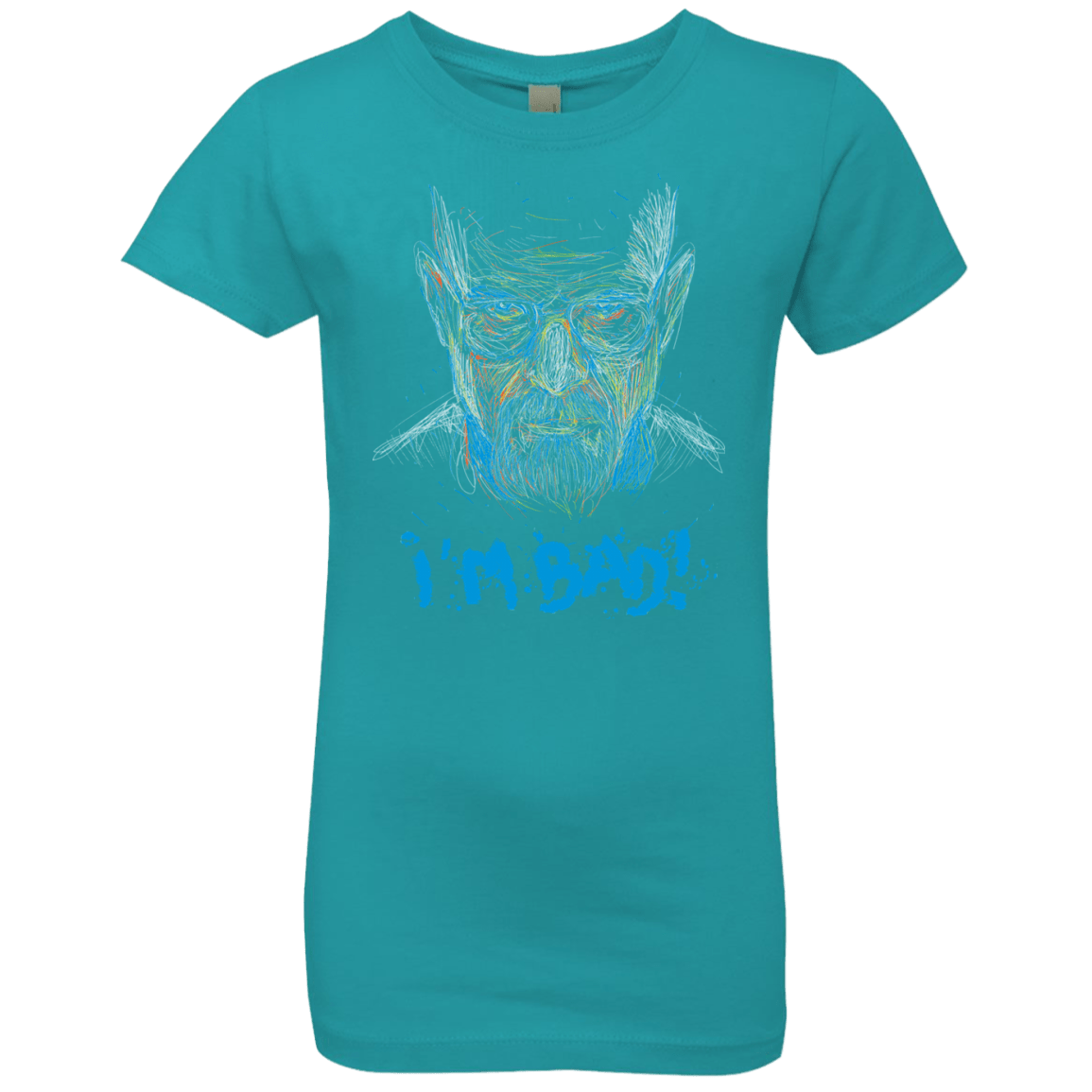 T-Shirts Tahiti Blue / YXS I'm Bad! Girls Premium T-Shirt