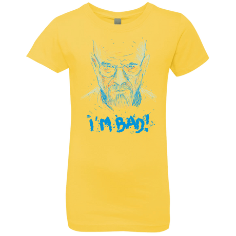 T-Shirts Vibrant Yellow / YXS I'm Bad! Girls Premium T-Shirt