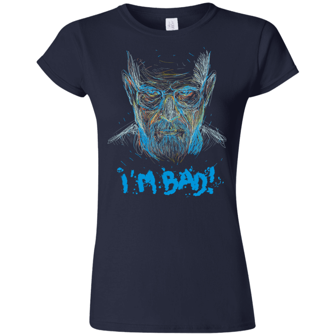 T-Shirts Navy / S I'm Bad! Junior Slimmer-Fit T-Shirt