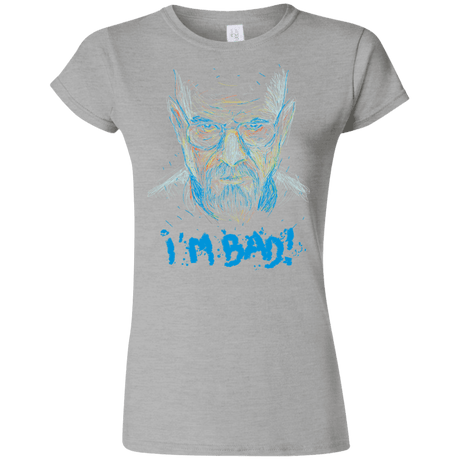 T-Shirts Sport Grey / S I'm Bad! Junior Slimmer-Fit T-Shirt