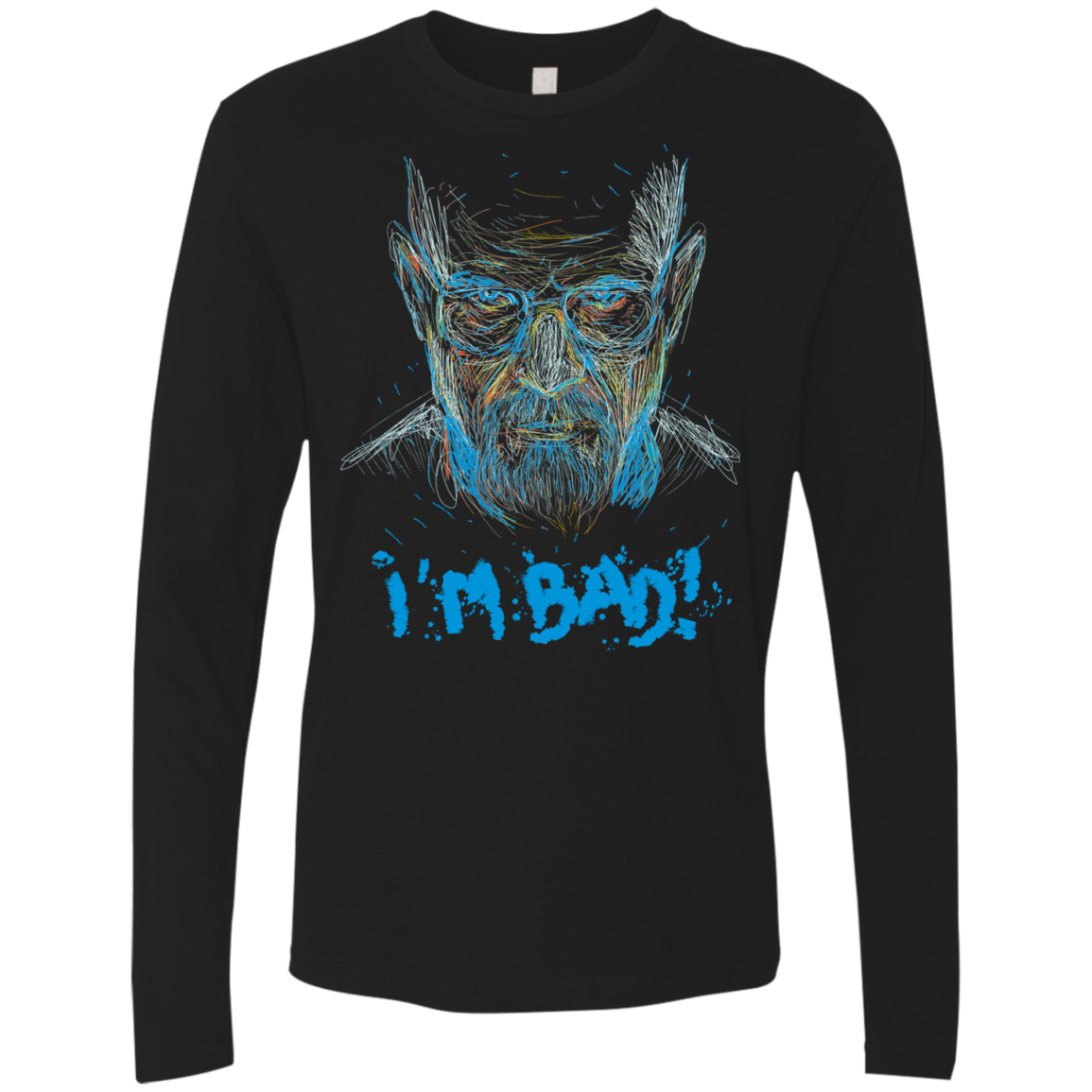 T-Shirts Black / S I'm Bad! Men's Premium Long Sleeve