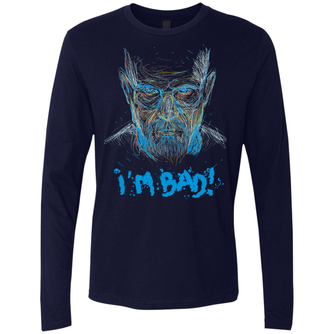 T-Shirts Midnight Navy / S I'm Bad! Men's Premium Long Sleeve