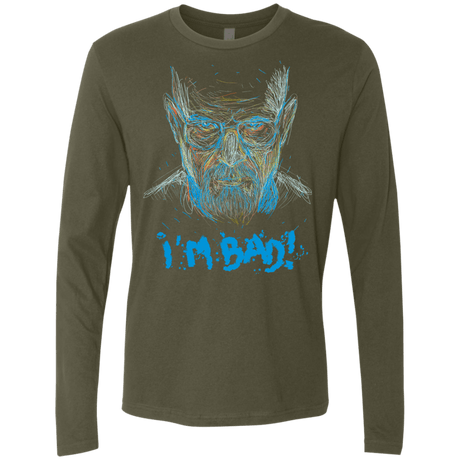 T-Shirts Military Green / S I'm Bad! Men's Premium Long Sleeve