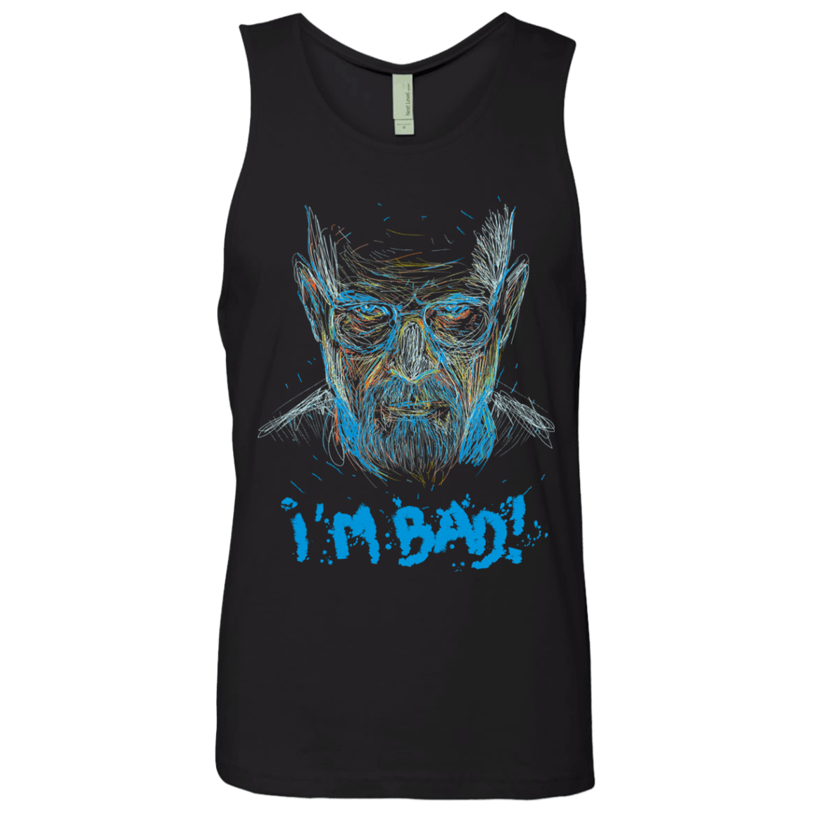 T-Shirts Black / S I'm Bad! Men's Premium Tank Top