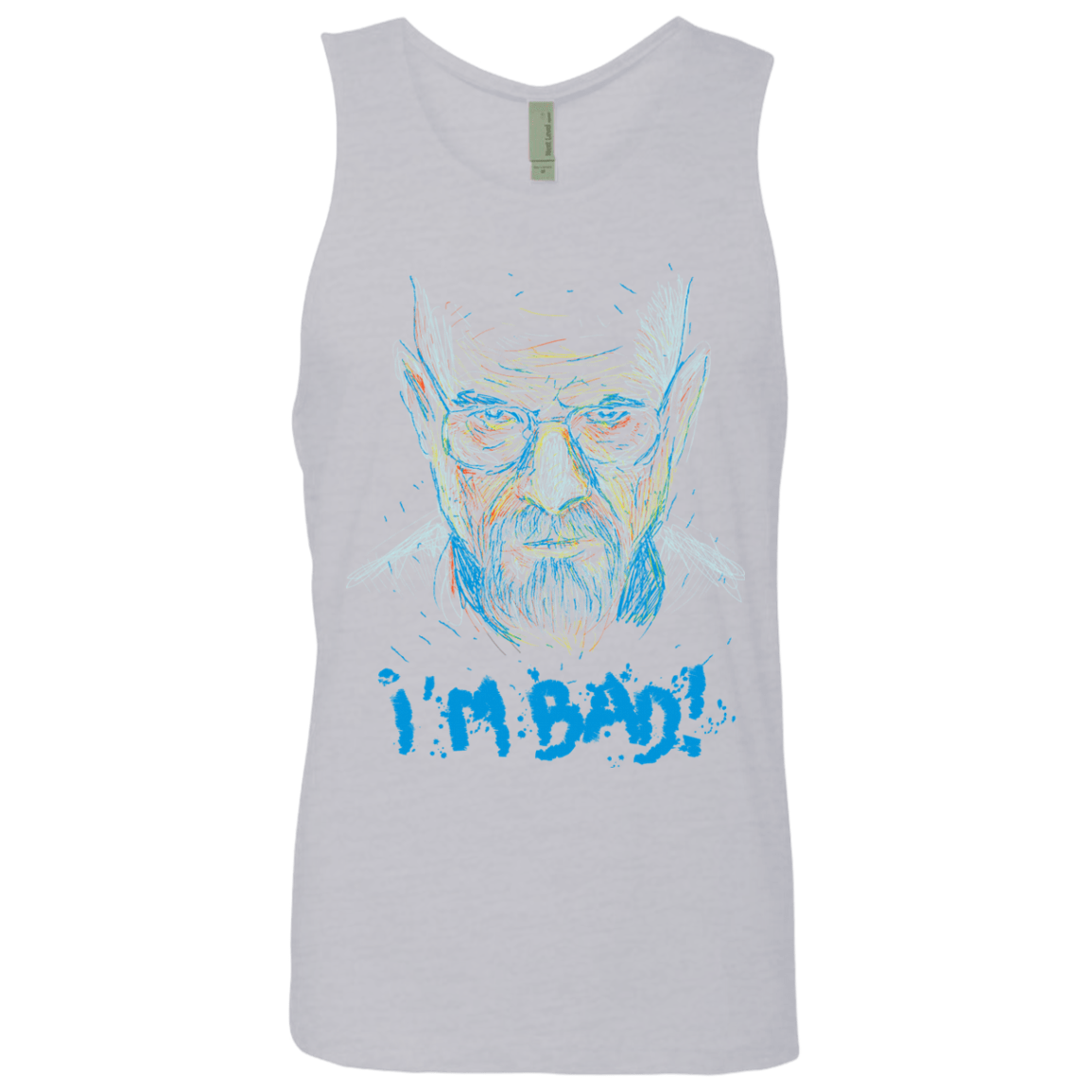 T-Shirts Heather Grey / S I'm Bad! Men's Premium Tank Top