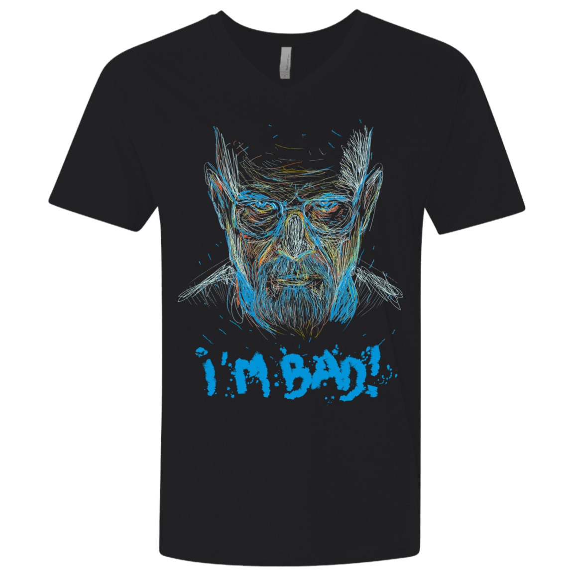T-Shirts Black / X-Small I'm Bad! Men's Premium V-Neck