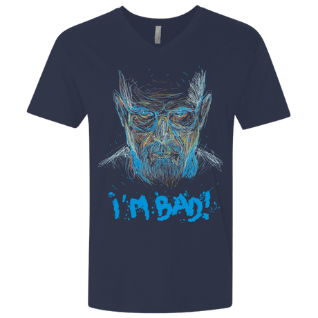 T-Shirts Midnight Navy / X-Small I'm Bad! Men's Premium V-Neck