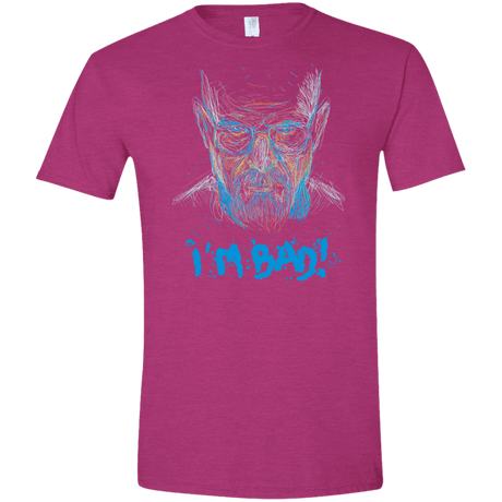 T-Shirts Antique Heliconia / S I'm Bad! Men's Semi-Fitted Softstyle