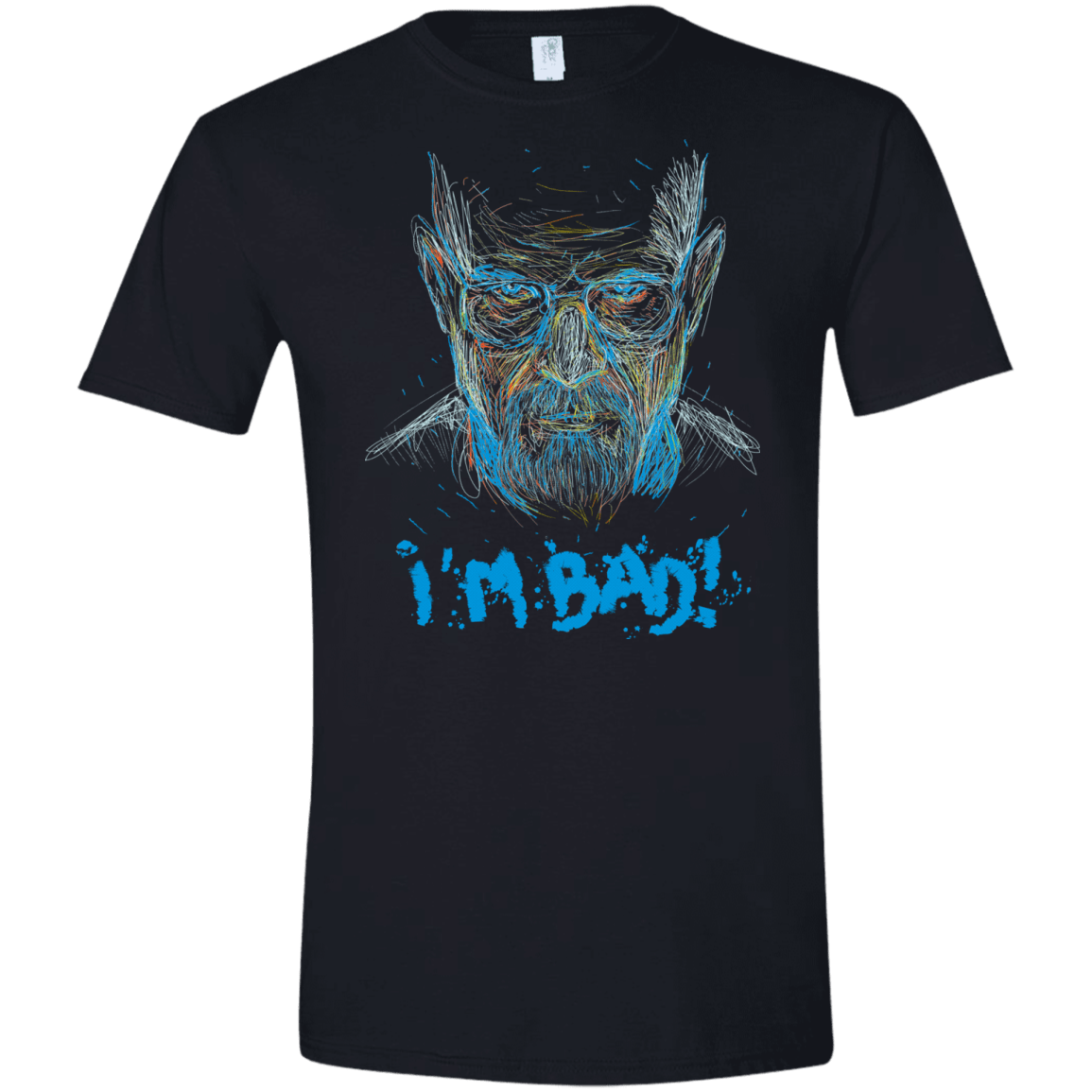 T-Shirts Black / X-Small I'm Bad! Men's Semi-Fitted Softstyle