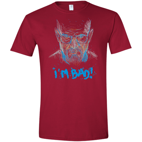 T-Shirts Cardinal Red / S I'm Bad! Men's Semi-Fitted Softstyle