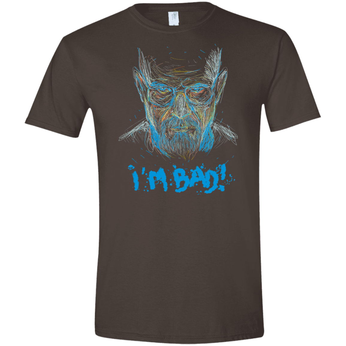 T-Shirts Dark Chocolate / S I'm Bad! Men's Semi-Fitted Softstyle