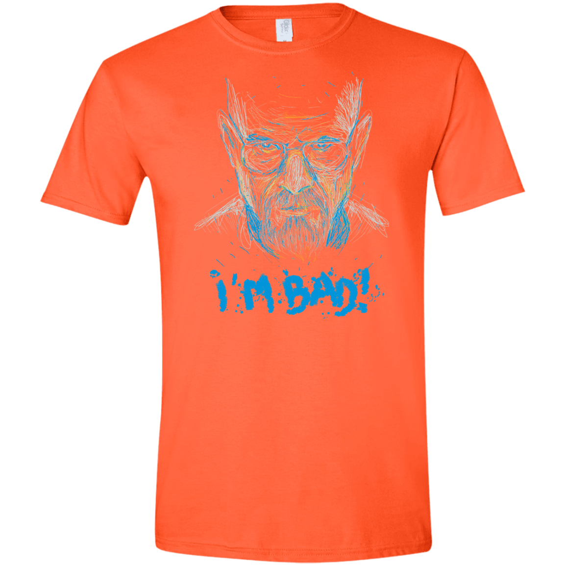 T-Shirts Orange / S I'm Bad! Men's Semi-Fitted Softstyle