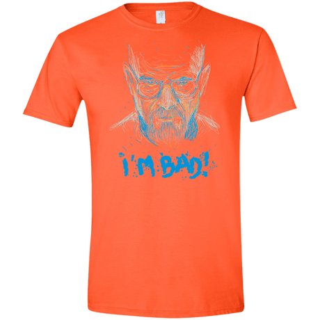 T-Shirts Orange / S I'm Bad! Men's Semi-Fitted Softstyle