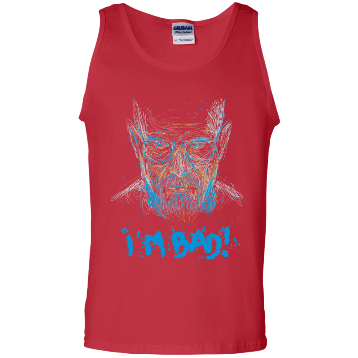 T-Shirts Red / S I'm Bad! Men's Tank Top
