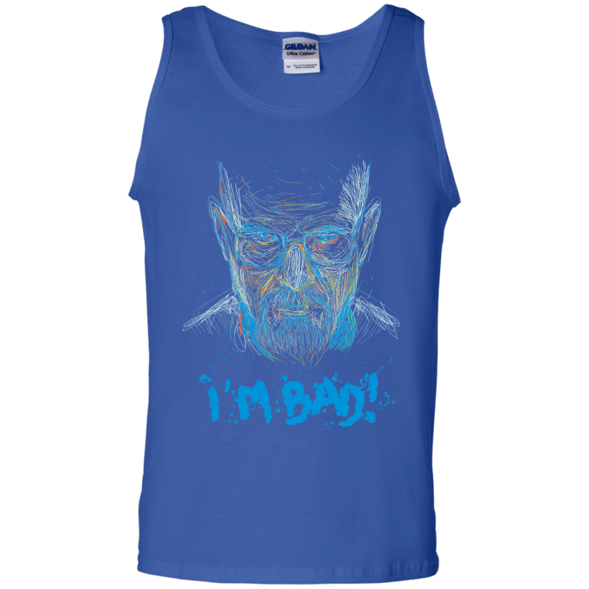 T-Shirts Royal / S I'm Bad! Men's Tank Top