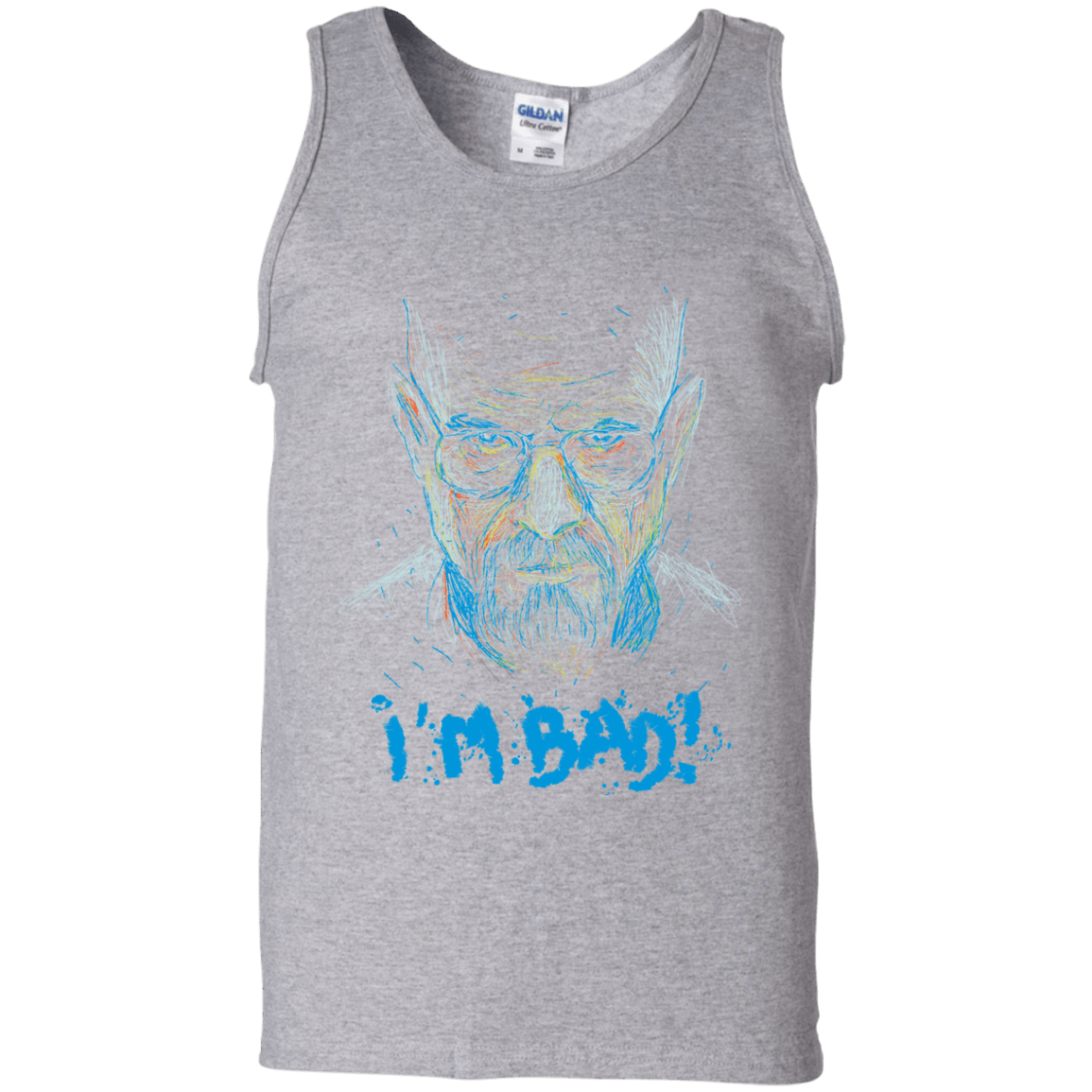 T-Shirts Sport Grey / S I'm Bad! Men's Tank Top