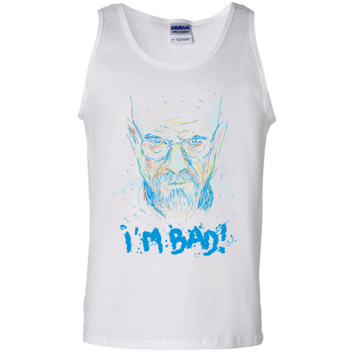 T-Shirts White / S I'm Bad! Men's Tank Top