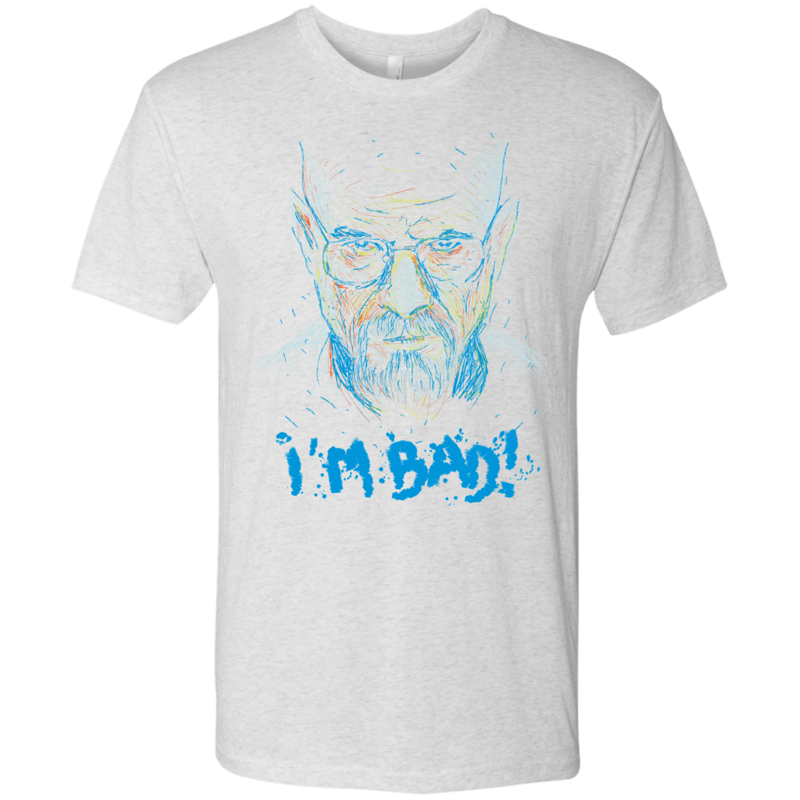 T-Shirts Heather White / S I'm Bad! Men's Triblend T-Shirt