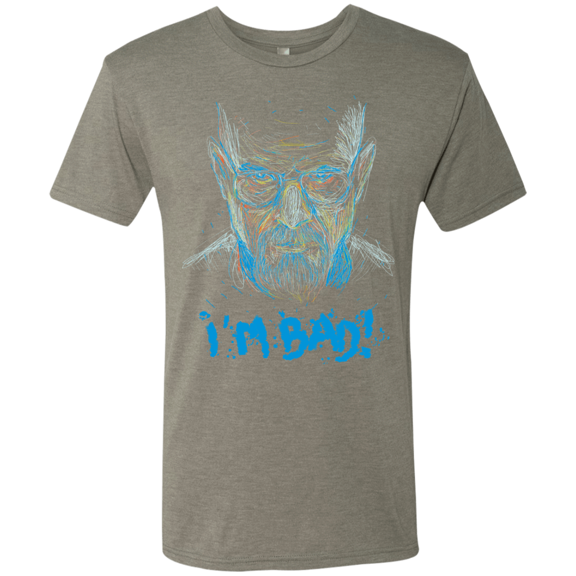 T-Shirts Venetian Grey / S I'm Bad! Men's Triblend T-Shirt