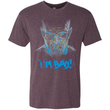 T-Shirts Vintage Purple / S I'm Bad! Men's Triblend T-Shirt