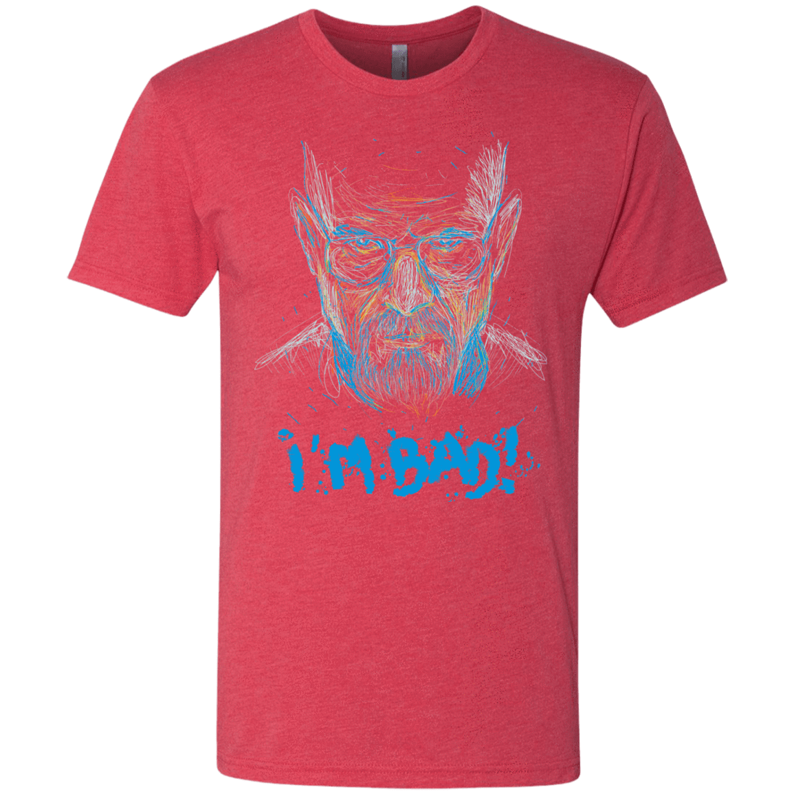 T-Shirts Vintage Red / S I'm Bad! Men's Triblend T-Shirt