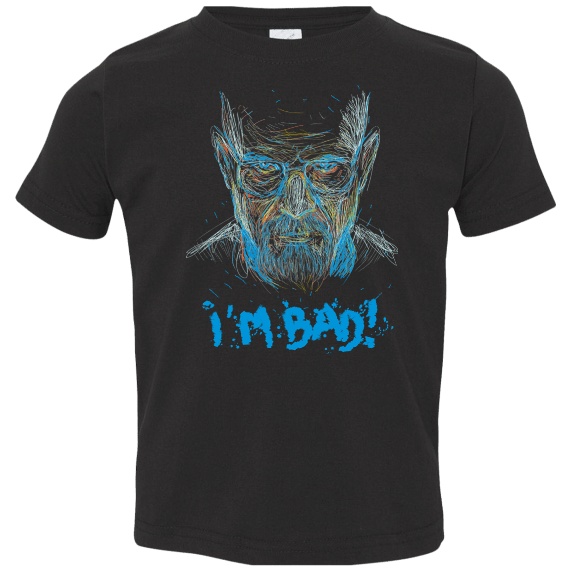 T-Shirts Black / 2T I'm Bad! Toddler Premium T-Shirt