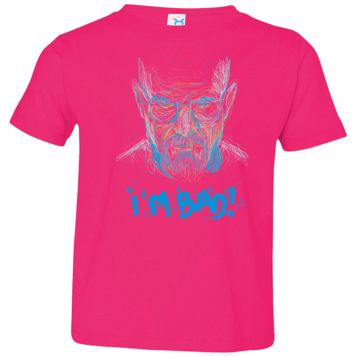 T-Shirts Hot Pink / 2T I'm Bad! Toddler Premium T-Shirt