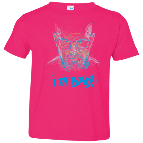 T-Shirts Hot Pink / 2T I'm Bad! Toddler Premium T-Shirt