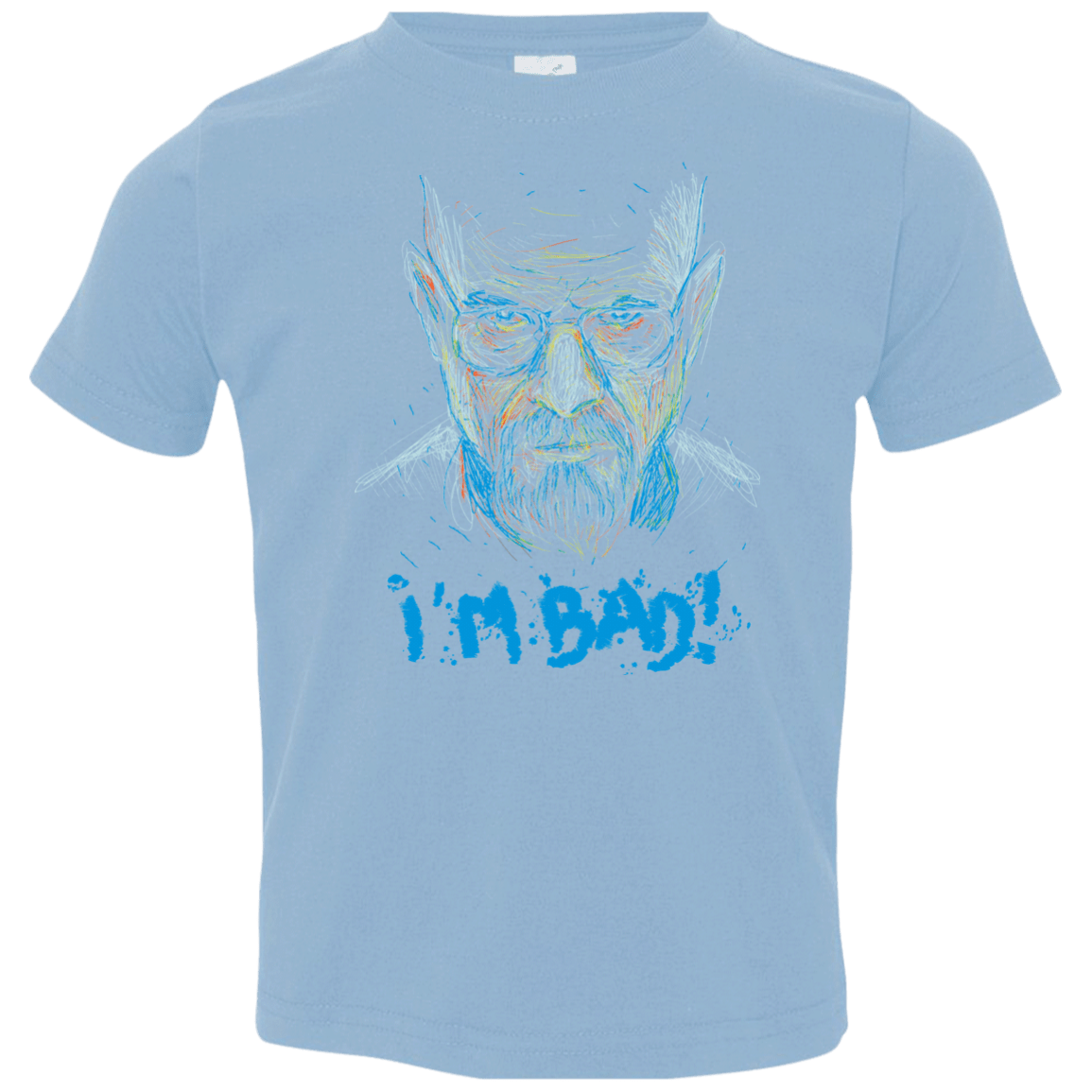 T-Shirts Light Blue / 2T I'm Bad! Toddler Premium T-Shirt