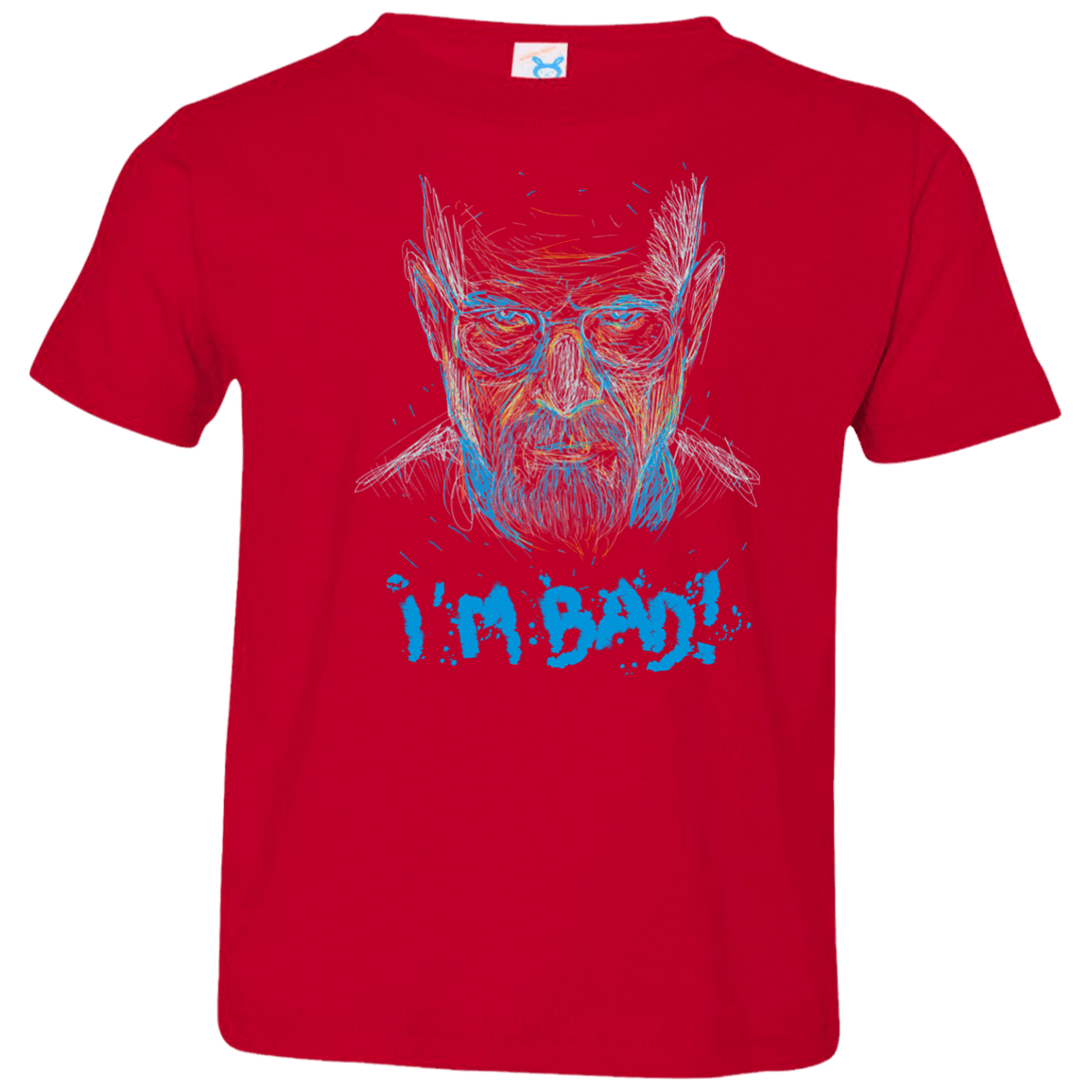 T-Shirts Red / 2T I'm Bad! Toddler Premium T-Shirt