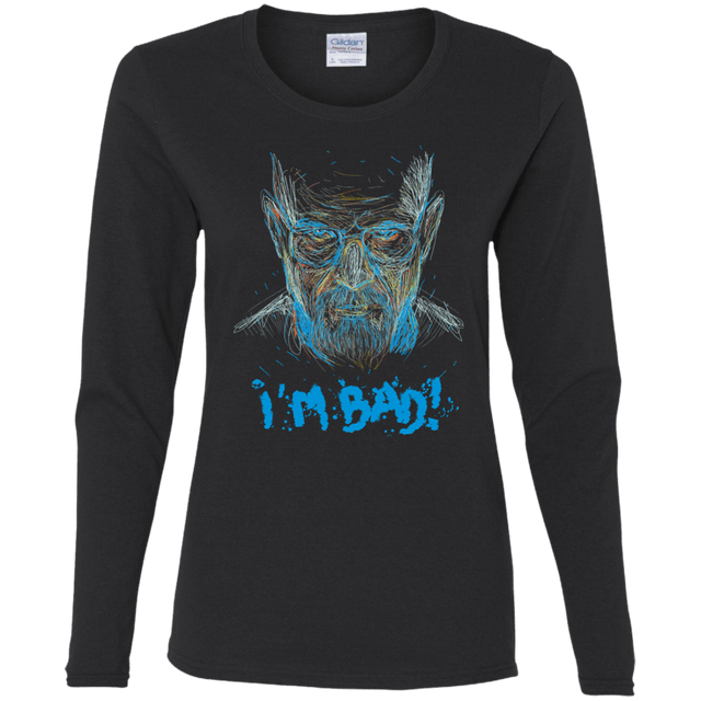 T-Shirts Black / S I'm Bad! Women's Long Sleeve T-Shirt