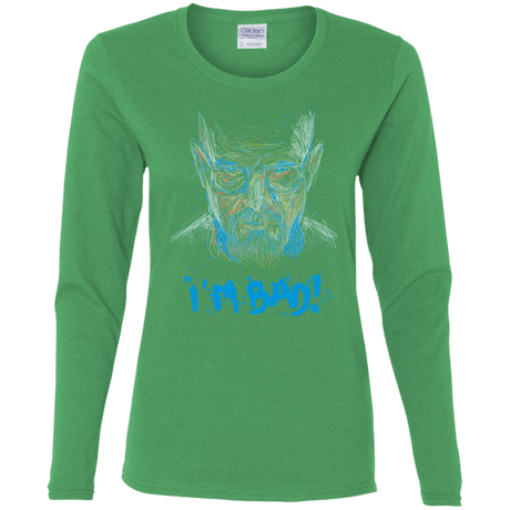 T-Shirts Irish Green / S I'm Bad! Women's Long Sleeve T-Shirt