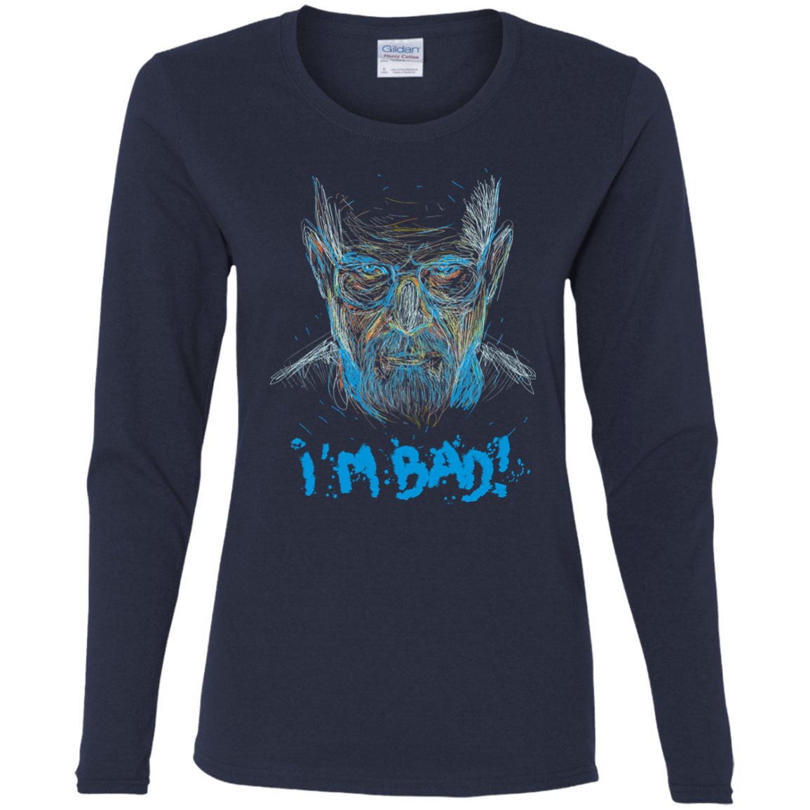 T-Shirts Navy / S I'm Bad! Women's Long Sleeve T-Shirt