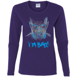 T-Shirts Purple / S I'm Bad! Women's Long Sleeve T-Shirt