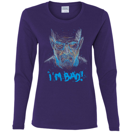 T-Shirts Purple / S I'm Bad! Women's Long Sleeve T-Shirt