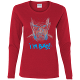 T-Shirts Red / S I'm Bad! Women's Long Sleeve T-Shirt