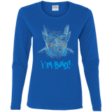 T-Shirts Royal / S I'm Bad! Women's Long Sleeve T-Shirt