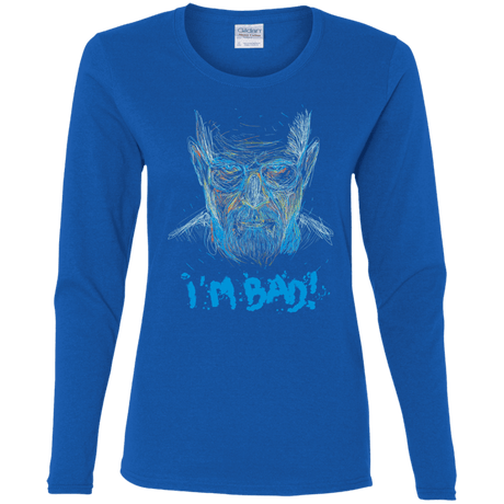 T-Shirts Royal / S I'm Bad! Women's Long Sleeve T-Shirt