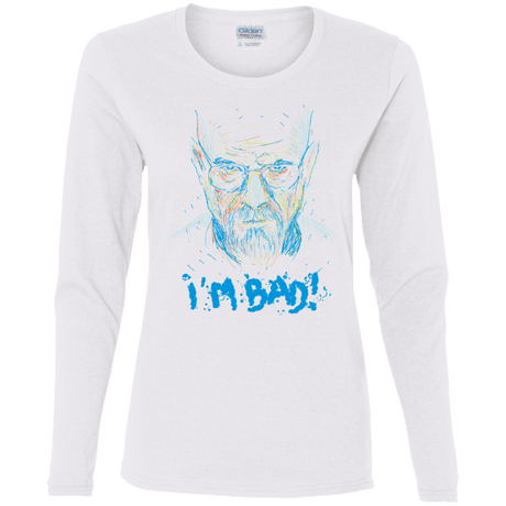 T-Shirts White / S I'm Bad! Women's Long Sleeve T-Shirt