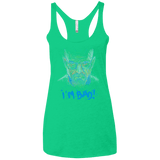 T-Shirts Envy / X-Small I'm Bad! Women's Triblend Racerback Tank