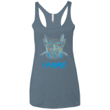 T-Shirts Indigo / X-Small I'm Bad! Women's Triblend Racerback Tank
