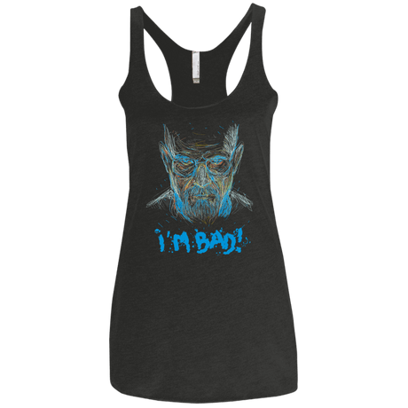 T-Shirts Vintage Black / X-Small I'm Bad! Women's Triblend Racerback Tank